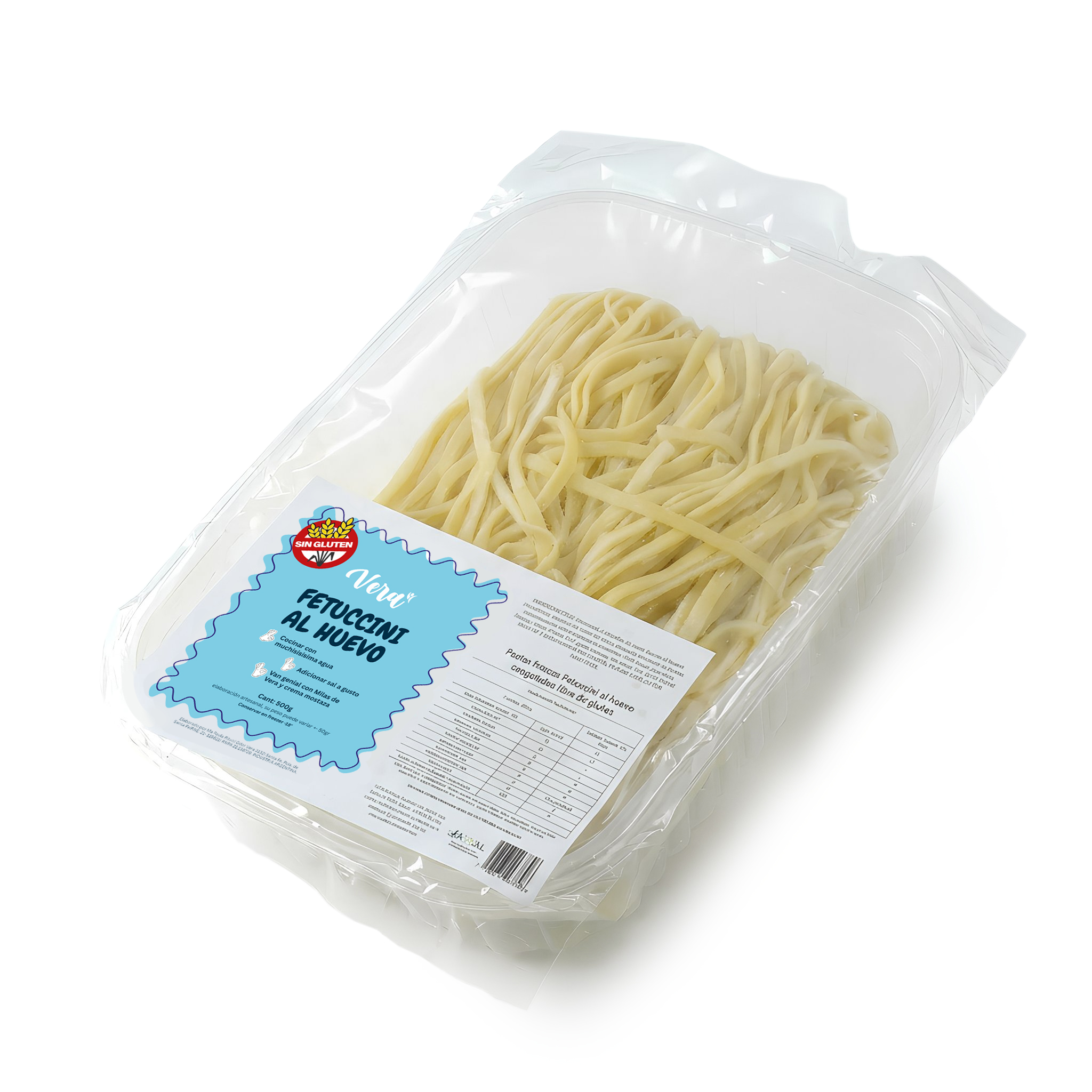 Fetuccini al huevo Sin Gluten Vera