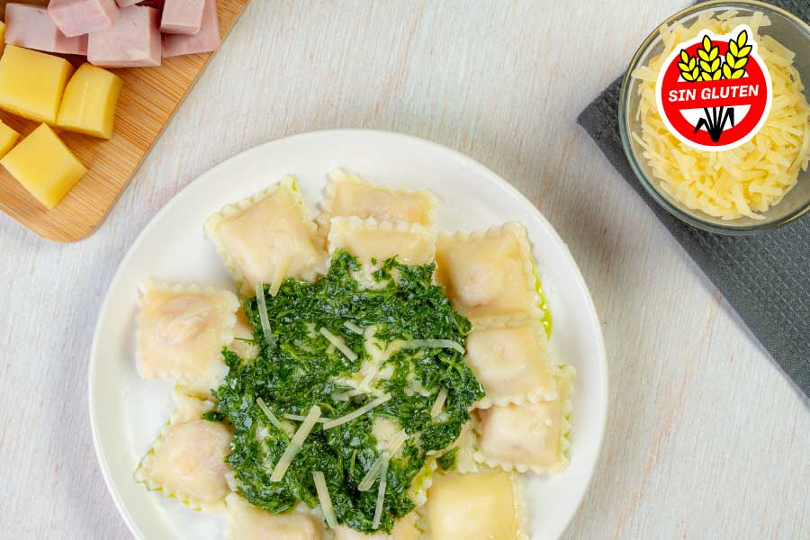 Ravioles de jamón y queso Sin Gluten Vera