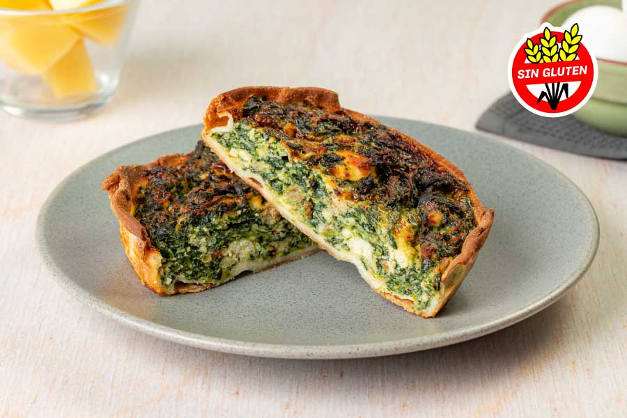 Tarta individual de espinaca Sin Gluten Vera