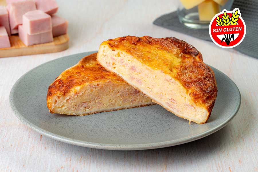 Tarta individual de jamón y queso Sin Gluten Vera