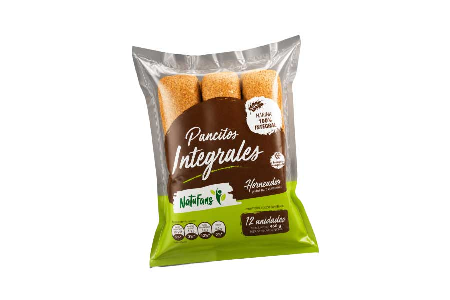 Pancitos 100% integral Natufans
