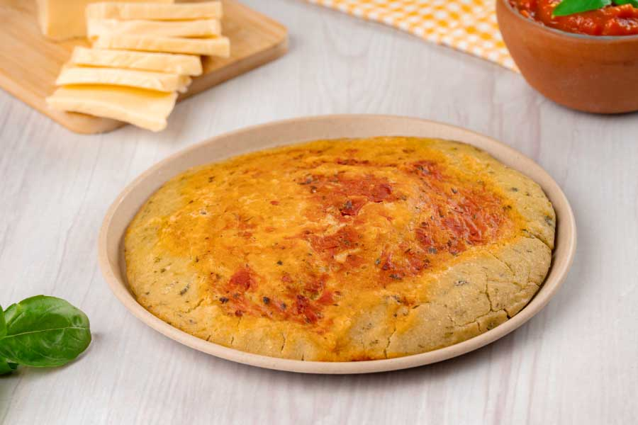 Prepizza de harina de arroz y espinaca NatuFans