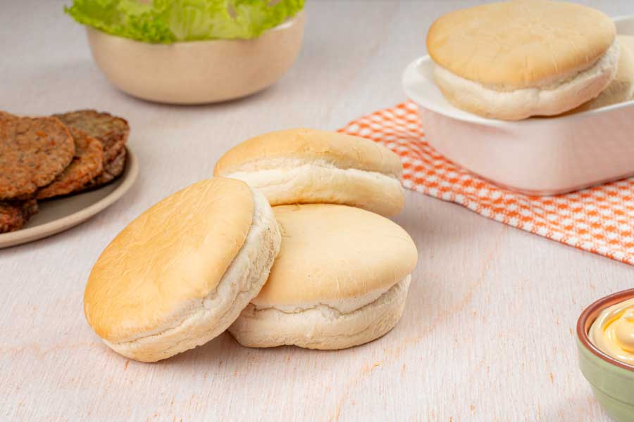 Pan congelado de hamburguesa