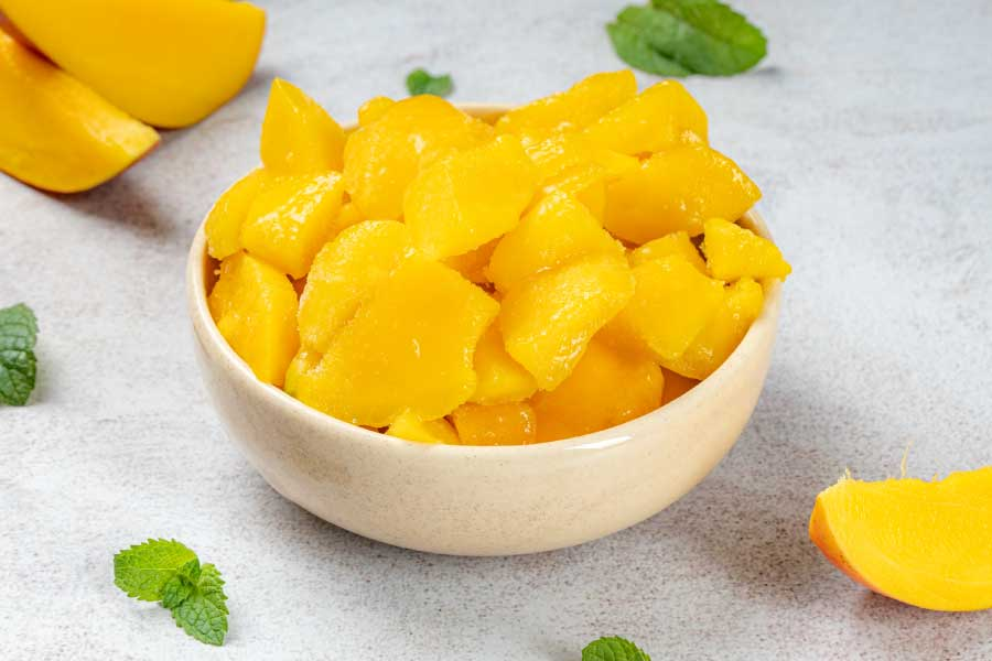 Mango en cubos Biomac