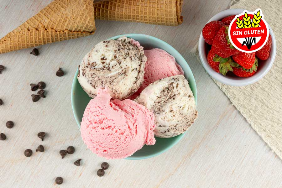 Helado frutilla granizado Sape