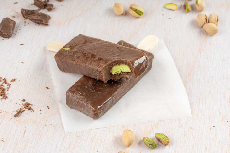 Paleta helada chocolate Dubai con pistacho Sape