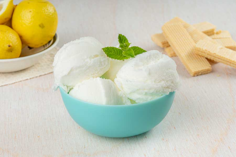 Helado limón La Montevideana