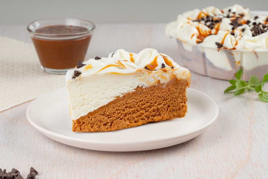 Torta helada bomba dulce de leche La Montevideana