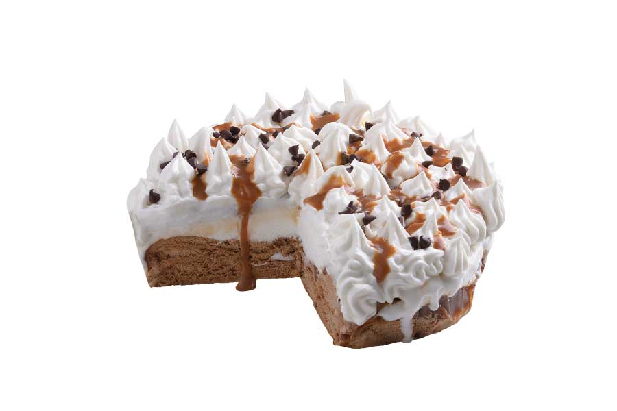 Torta helada bomba dulce de leche La Montevideana