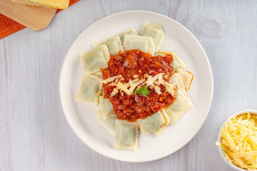 Ravioles de verdura Mi Piace