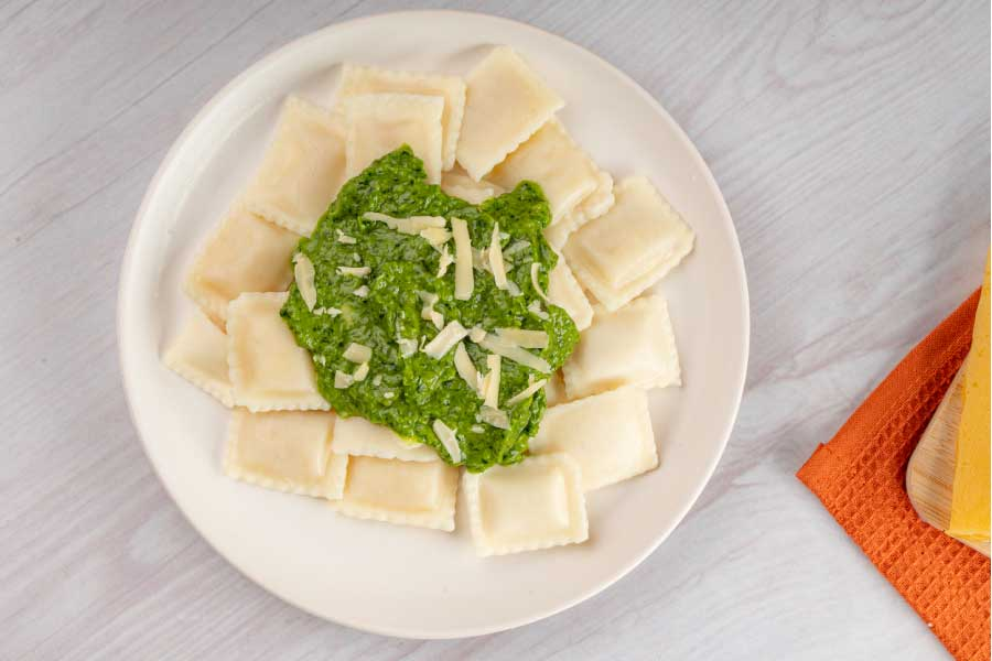 Ravioles de pollo Mi Piace