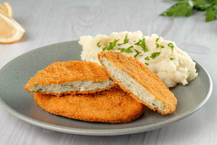 Medallones de Merluza con espinaca Puerto Sabor